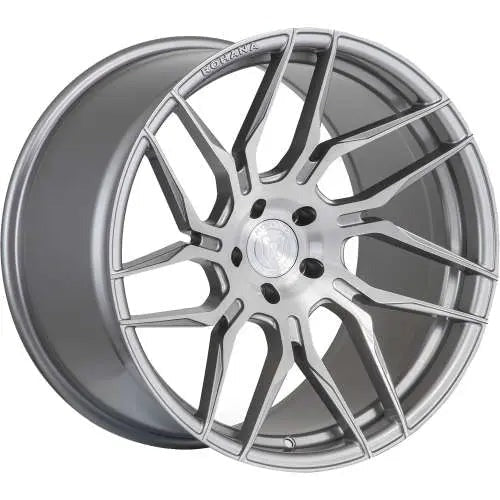 Rohana Wheels RFX7 Titanium Silver w/ Machined Brushed Spoke Faces 20x11 | 5x120 (RFX720115120BT28R)
