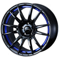 WedsSport SA-62R Black Chrome with a Blue Undercut (Blue Light Chrome II) 18x7.5 | 5x114.3 (41827)