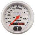 Autometer 3-3/8" 0-140 MPH Speedometer Gauge Marine White | Universal (200638)