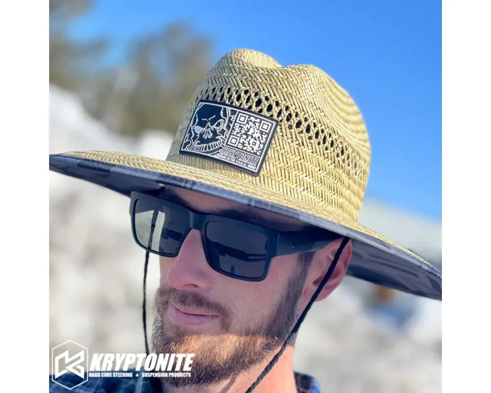 Kryptonite Graphic Straw Hat | STRAWQR2