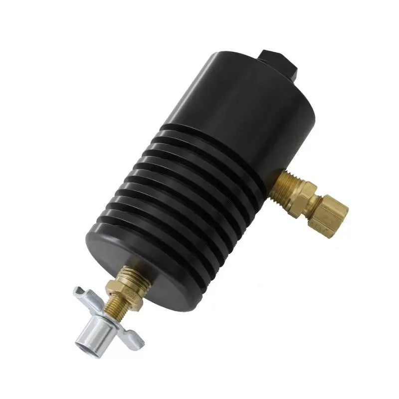 Autometer Exhaust Pressure Particle Trap Kit Aluminum Black | Universal (5375)