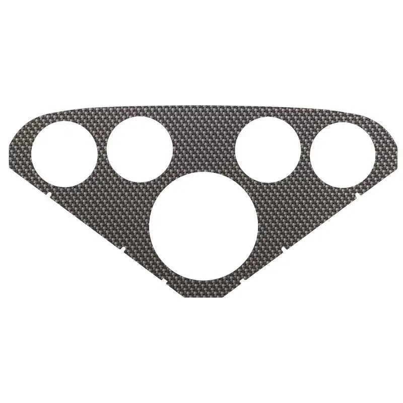 Autometer Optional Faceplate For #2208 Silver Carbon LOOK | Universal (2124)