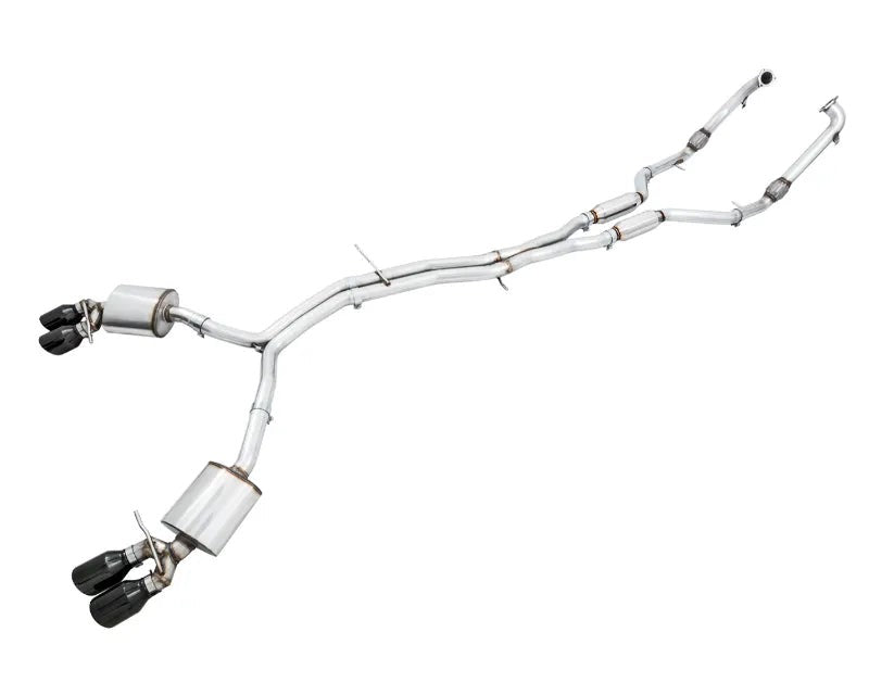 AWE Touring Edition Exhaust for Audi B9 S5 Coupe - Diamond Black 102mm Tips (3015-43092)