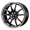 WedsSport SA-25R Black Chrome with a Red Undercut (Red Light Chrome) 18x8.5 | 5x100 (73836)