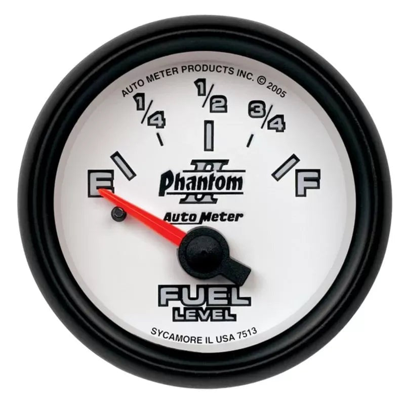 Autometer 2-1/16" 0-90 Ω SSE Fuel Level Gauge GM | Universal (7513)