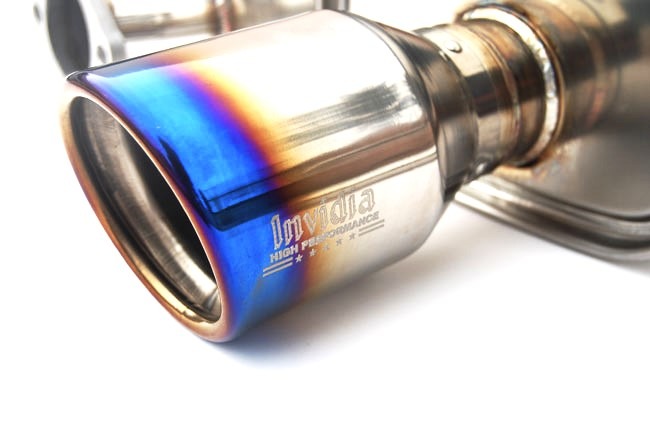 Invidia Q300 Catback Exhaust w/Titanium Tip | 1997-2001 Honda Prelude Base (HS97HP1GNT)