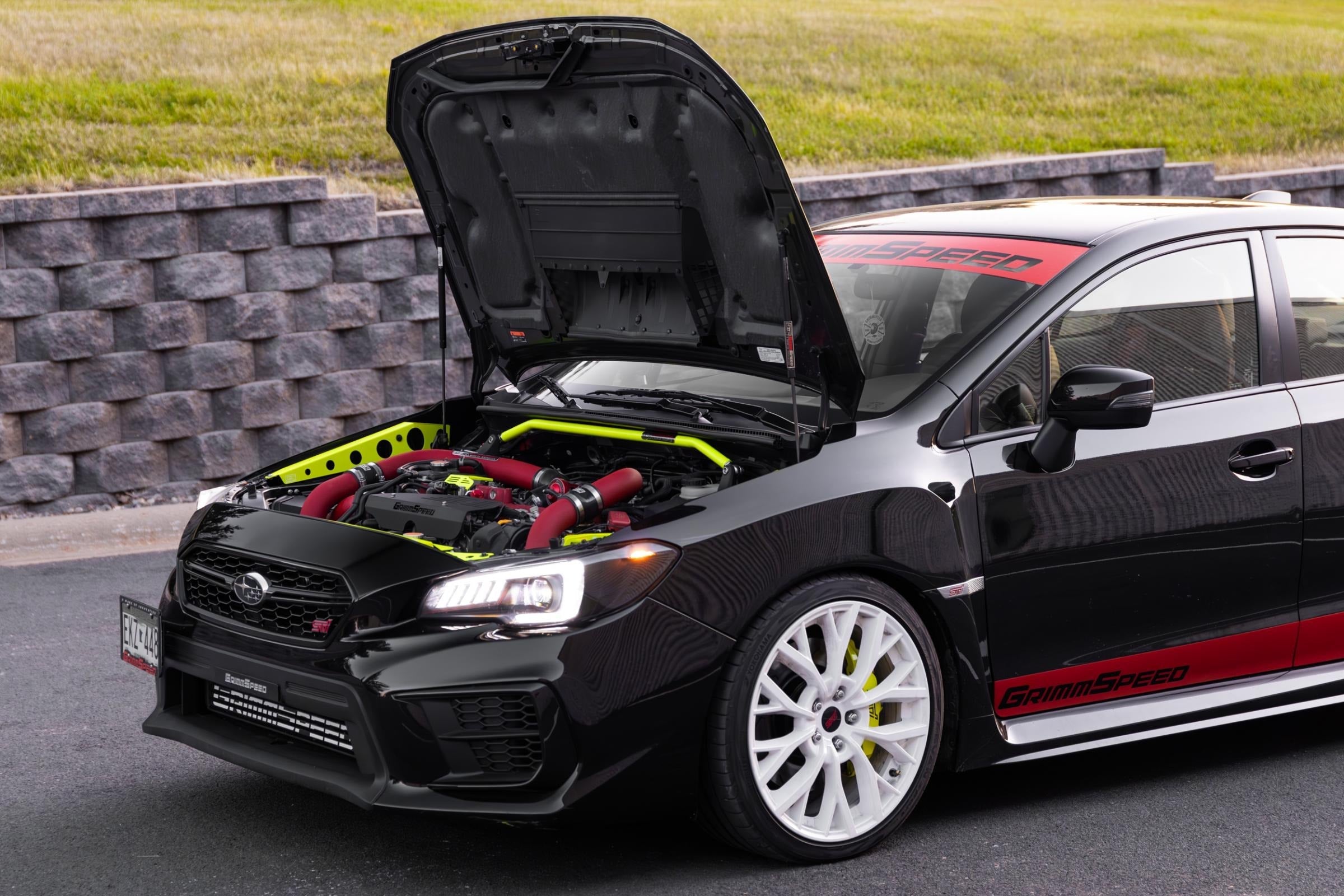GrimmSpeed High Lift Hood Struts | 2015+ Subaru WRX / 2015-21 STI (113072)