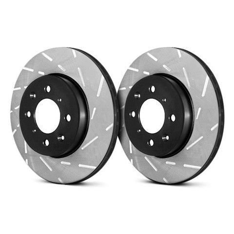 EBC USR BlackDash Sport Slotted Rear Brake Rotors | 2022+ Subaru WRX (USR7710)