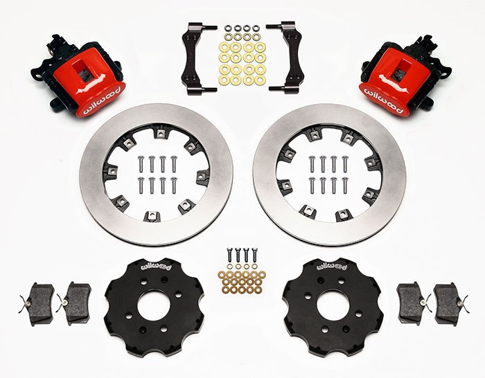Wilwood Rear Parking Brake Caliper Brake Kit - 2.39" Axle Offset - 12.19" Rotors | 92-95 Civic / 93-97 Del Sol / 90-01 Integra (140-10207)