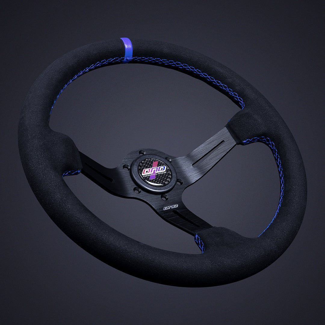 DND 75mm Alcantara Race Steering Wheel (ARW-BK)