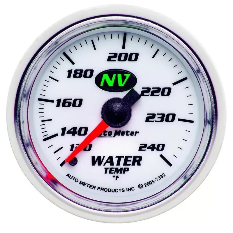 Autometer 2-1/16" 120-240 °F Water Temperature Gauge NV | Universal (7332)