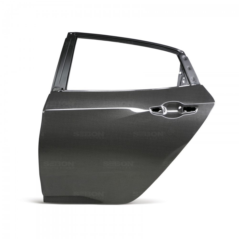 Seibon OE Style Gloss Carbon Fiber Rear Doors | 2017 Honda Civic Type-R (DD17HDCVR-R)