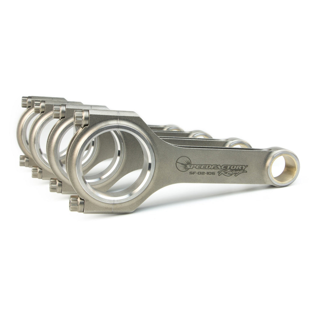 SpeedFactory Racing K20A/Z Forged Steel H-Beam Connecting Rods | 2002-2006 Acura RSX, 2002-2005 Honda Civic, and 2006-2011 Honda Civic Si (SF-02-106)