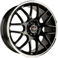 Drag Wheels DR34 Gloss Black w/ Machined Lip 16x7 | 4x100/4x114.3 (DR34167044073GB)