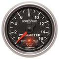 Autometer 2-1/16" 0-1600 °F Pyrometer EGT Gauge SPORT-COMP II | Universal (3646)
