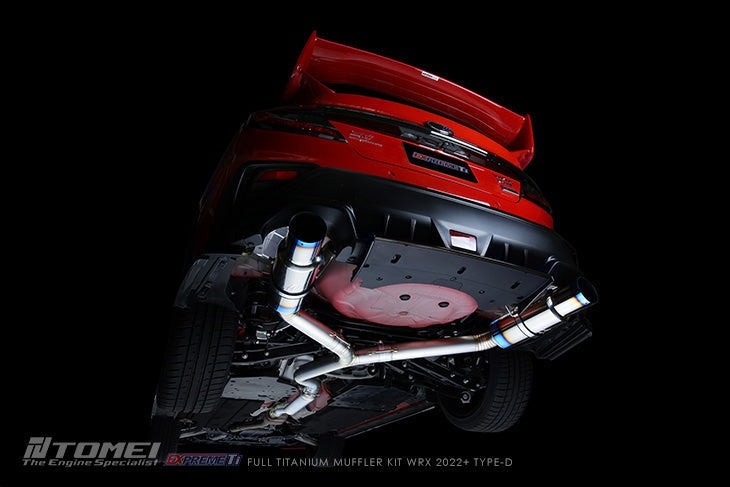 Tomei Expreme Ti Dual Exit Titanium Catback "Type D" | 2022+ Subaru WRX (TB6090-SB06B)