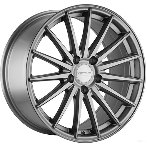 Versus Racing VS74 Matte Gunmetal Gray 18x9.5 | 5x120 (VS7418955120+40GM)