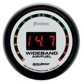 Autometer 2-1/16" 10:1-17:1 AFR Air/Fuel Ratio-Wideband Gauge Phantom | Universal (5779)