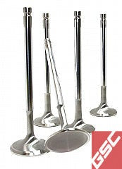 GSC P-D Chrome Polished Super Alloy Exhaust Valve - 33mm Head +1mm -Single | Multiple Subaru Fitments (2017-01)