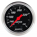 Autometer 2-1/16" 120-240 °F Water Temperature Gauge Designer Black | Universal (1432)