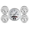 Autometer 3-3/8" & 2-1/16" GPS SPEEDOMETER 5-Piece Gauge Kit Old Tyme White | Universal (1650)