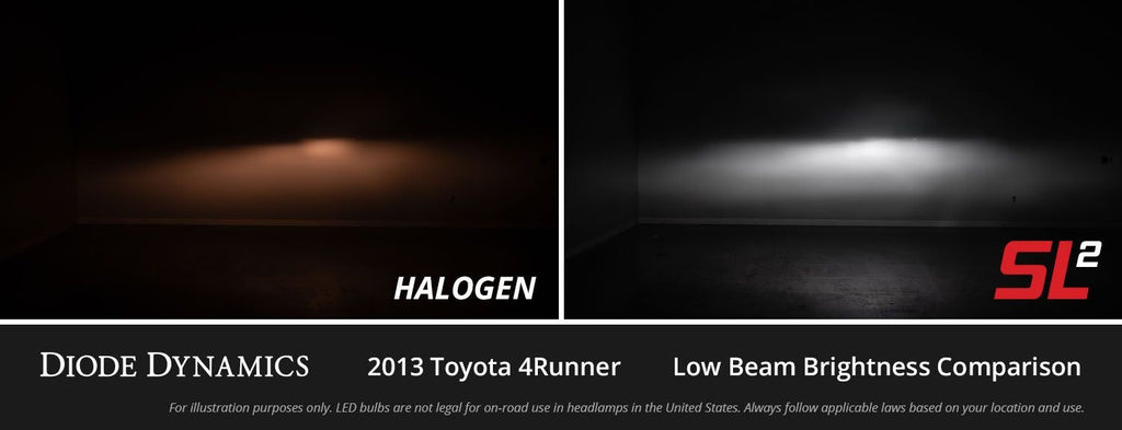 Diode Dynamics SL2 LED Bulbs | Universal 9006 Fitments (DD465/466)