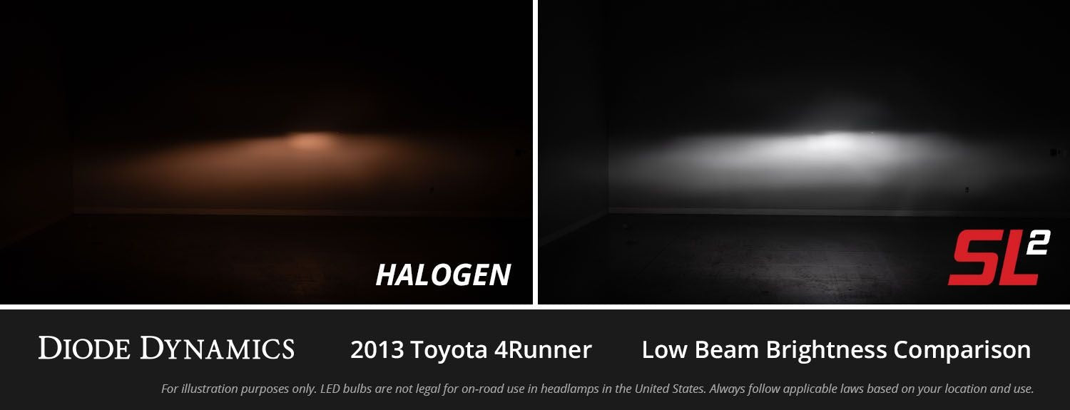 Diode Dynamics SL2 LED Bulbs | Universal 9006 Fitments (DD465/466)