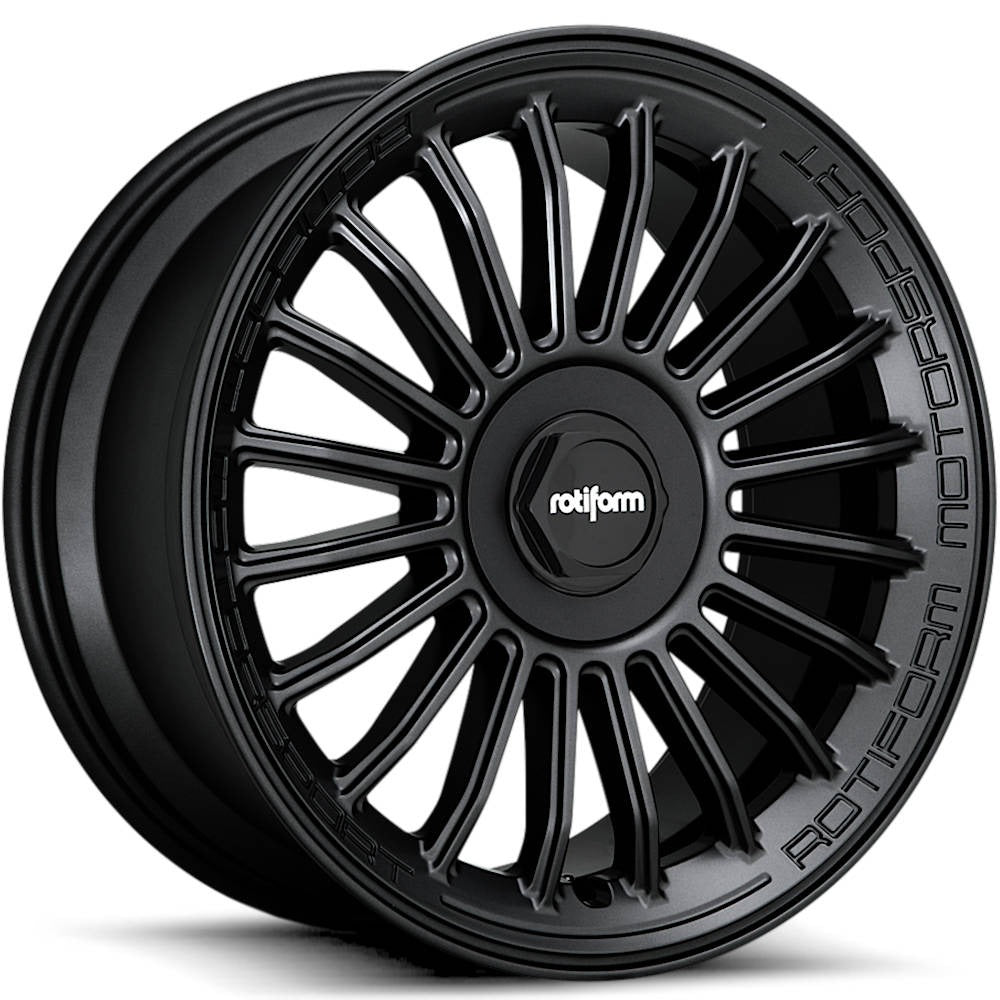 Rotiform Wheels BUC-M Matte Black 19x8.5 | 5x100/5x112 (R1611985F3+45)