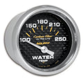 Autometer 2-1/16" 100-250 °F Water Temperature Gauge Carbon Fiber | Universal (4737)