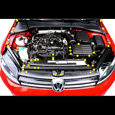 ZSPEC "Stage 1" Dress Up Bolts® Stainless/Billet Fastener Kit | 2015+ VW Golf R MK7 (00843612135049)