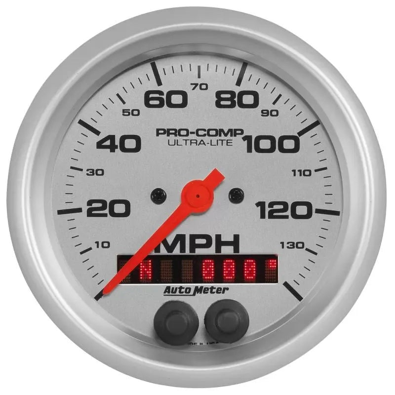 Autometer 3-3/8" 0-140 MPH Speedometer Gauge ULTRA-LITE | Universal (4480)