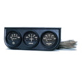 Autometer 2-1/16" 100 PSI/280 °F/60A Oil Pressure / Water Temperature / Amp Gauge Console Black Dial w/Black Bezel | Universal (2347)