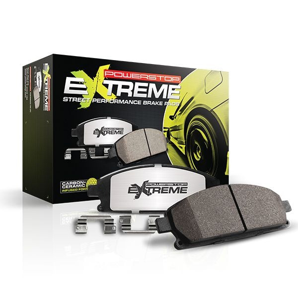 Power Stop Z26 Extreme Street Brake Pads w/Hardware | 2014-2024 Infiniti Q50 & 2018-2022 Infiniti Q60 (Z26-1736/1393)