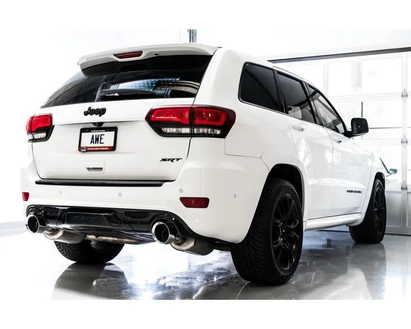 AWE Track Edition Exhaust for Jeep Grand Cherokee SRT - Diamond Black Tips (3020-33051)