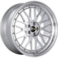 BBS Wheels LM Diamond Silver w/ Diamond Cut Machined Lip 19x8.5 | 5x120 (LM227DSPK)