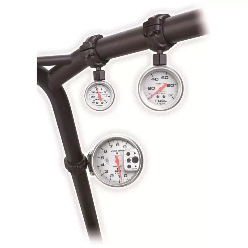 Autometer Roll Pod For 1.75" Roll Cage Gauge Mount Black | Universal (48008)
