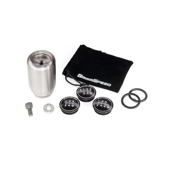 GrimmSpeed Swap-Top Weighted Shift Knob Kit | (GRM1.1007.1.SS/GRM1.1006.1.SS)