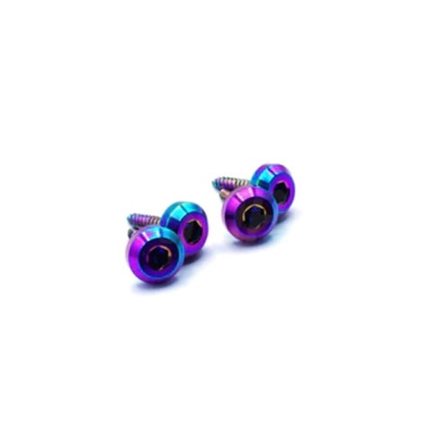 Dress Up Bolts Titanium Hardware Fuel Door Kit | 2005-2013 Chevrolet Corvette (CHE-017-Ti)
