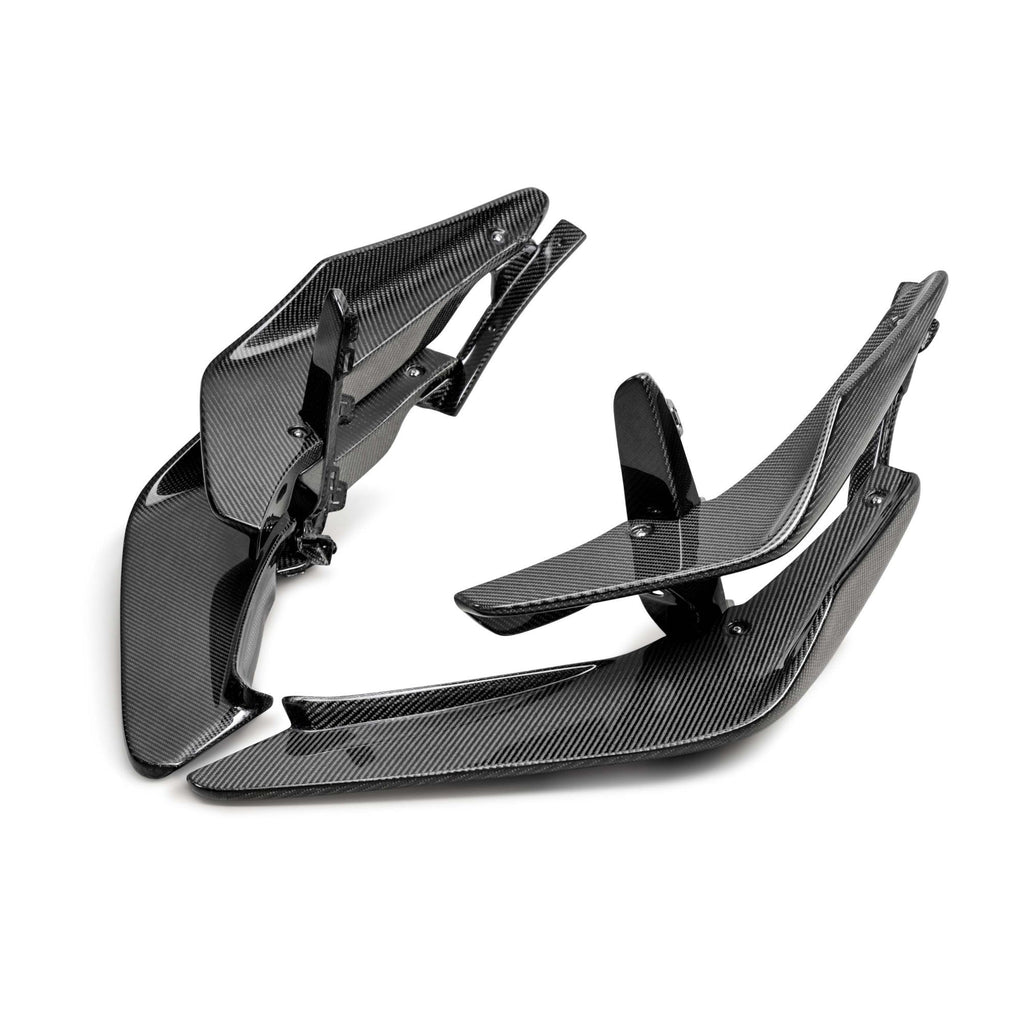 Seibon Carbon Fiber Front Bumper Canards | 2023+ Honda Civic Type R (FBC23HDCVR)