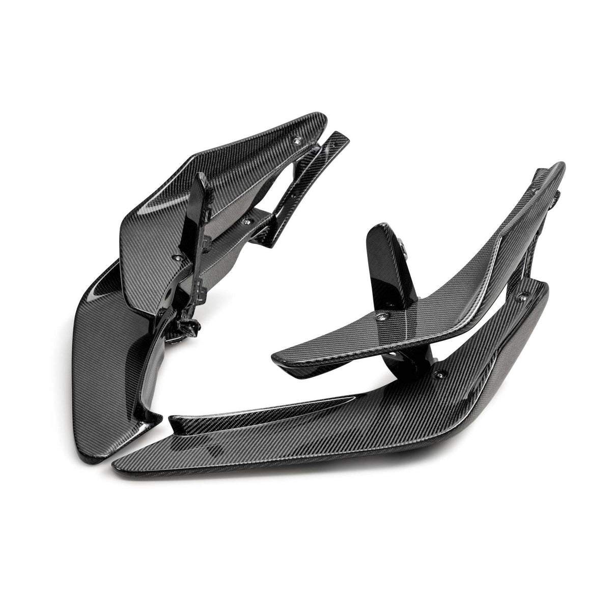 Seibon Carbon Fiber Front Bumper Canards | 2023+ Honda Civic Type R (FBC23HDCVR)
