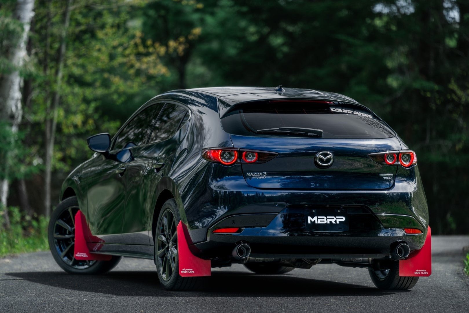 MBRP Stainless Steel 2.5" Axle-Back - Dual Exit | 2019-2024 Mazda 3 Hatchback (S4450)