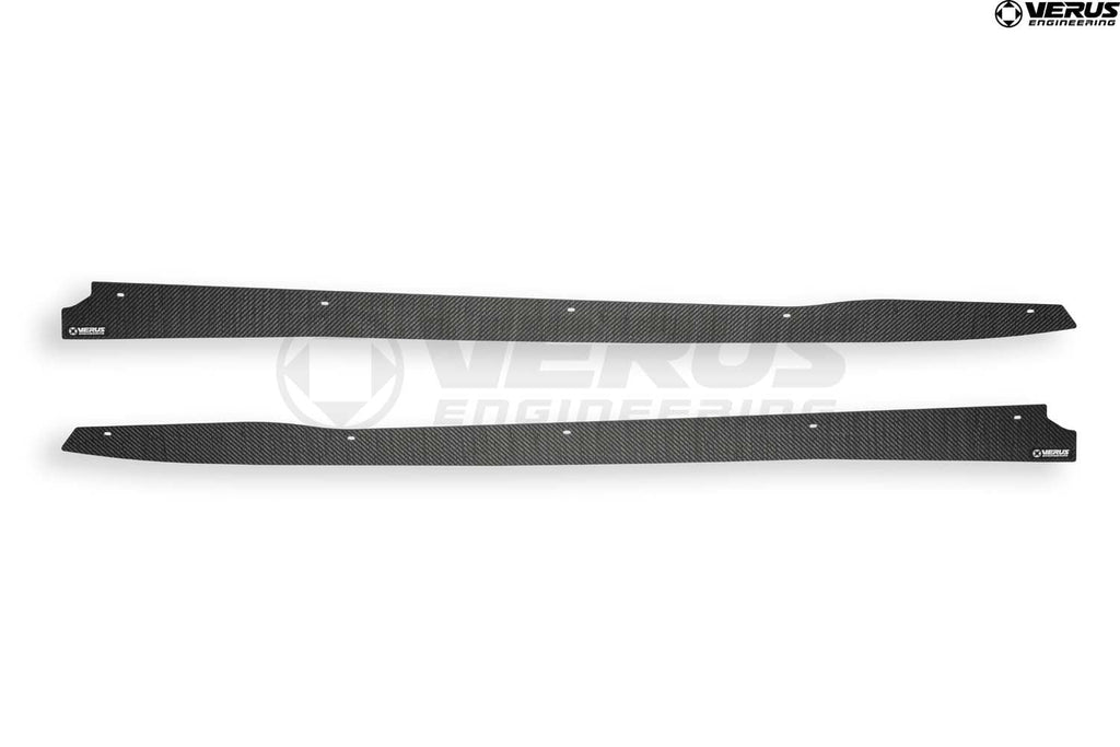Verus Engineering Carbon Polyweave Side Splitter Kit | 2020-2026 Toyota Supra (A0263A)