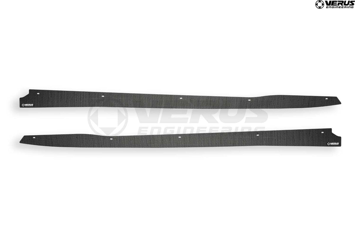 Verus Engineering Carbon Polyweave Side Splitter Kit | 2020-2026 Toyota Supra (A0263A)