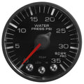 Autometer 2-1/16" 0-35 PSI SPEK-PRO Water Pressure Gauge Black/Black | Universal (P343328)
