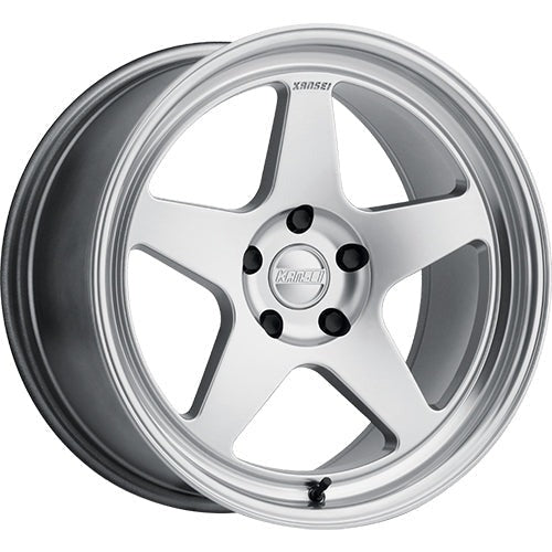 Kansei Wheels KNP Hypersilver w/ Bright Machined Lip 18x9 | 5x114.3 (K12H-189012+12)