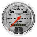 Autometer 3-3/8" 0-120 MPH Speedometer Gauge Marine Chrome ULTRA-LITE | Universal (200637-35)