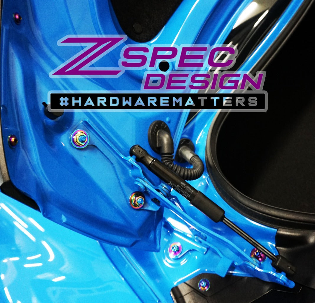 ZSPEC Trunk Area Titanium Fastener Kit | 2022+ Toyota GR86/Subaru BRZ (00843612124142)