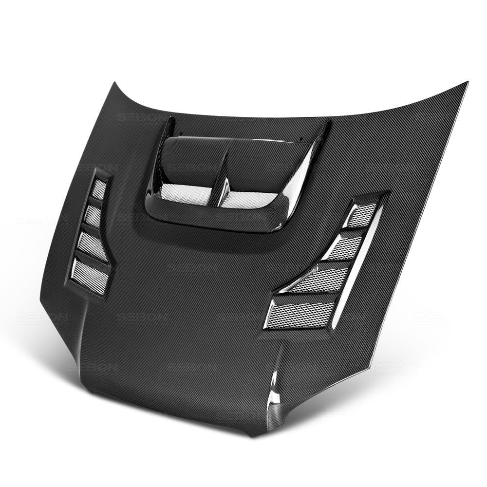 Seibon CW Carbon Fiber Hood | 2004-2005 Subaru WRX/STI (HD0405SBIMP-CW)