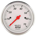 Autometer 3-1/8" In-Dash 0-7000 RPM Tachometer Gauge Arctic White | Universal (1398)