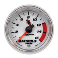 Autometer 2-1/16" 0-1600 PSI Nitrous Pressure Gauge C2 | Universal (7174)